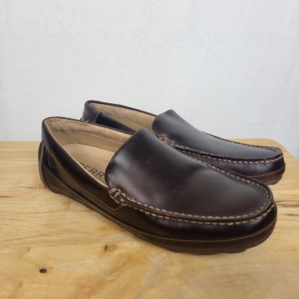 Sperry Top-Sider Hampden‎ Venetian Men's Driving Loafers 7M Dark Brown STS10725 - Picture 11 of 11